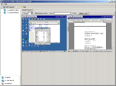 Screenshot of Network LookOut Administrator 1.2.1